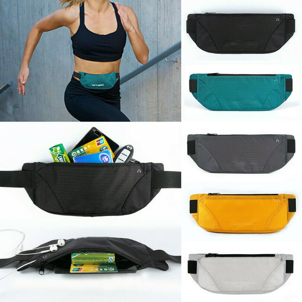 Zipped Sports Running Jogging Waist Travel Bum Bag Phone Keys Mobile Money Belt